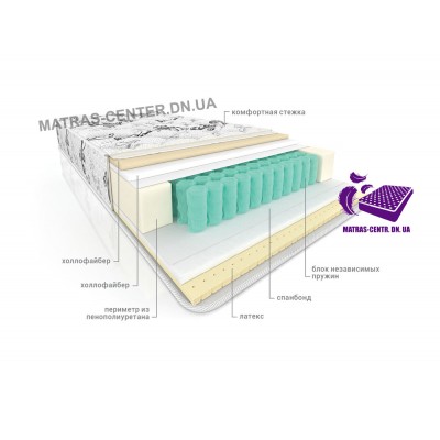 Матрас ортопедический 80x190 Vega Галант Дуаль