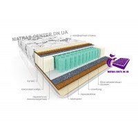 Матрас ортопедический 80x190 Vega Комфорт Магнат Дуаль