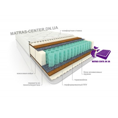 Матрас ортопедический 80x190 Vega Комфорт Магнат Массаж