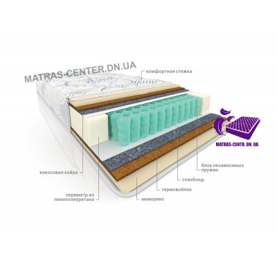 Матрас ортопедический 80x190 Vega Комфорт Магнат Меморикс
