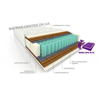Матрас ортопедический 80x190 Vega Комфорт Магнат XXL